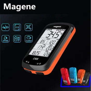 Magene C406 GPS Dviračio Kompiuterio MTB Kalnų Keliais Dviračiu Greitis Cadence Belaidis Spidometras Dirbti Su ANT+ Bluetooth