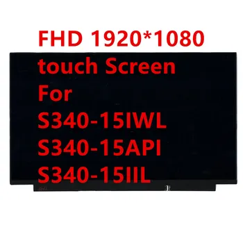 Nauji Originalus Lenovo ideapad S340-15IWL S340-15API S340-15IIL Jutiklinis LCD ekranas FHD 5D10R60839 5D10R59145