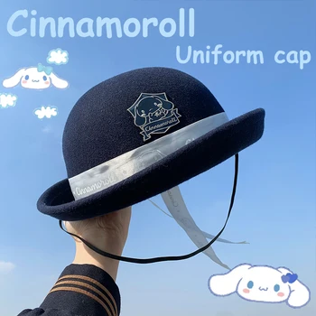 Sanrio Kawaii Cinnamoroll Skrybėlės Saldus Animacinių filmų Stilius Vienodas Bžūp Gryna Vilna Kolegija Stiliaus Mielas Mergaičių JK Vienodi Priedai