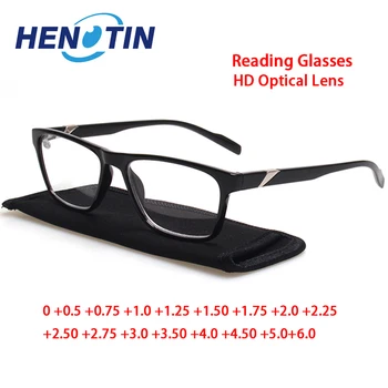 Henotin Skaitymo Akiniai, Optiniai Presbyopia Didinamojo Stiklo Vyrų ir Moterų Recepto HD Skaidrus Lęšių Dioptrijų Reader 0~600
