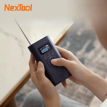 Xiaomi Nextool 6-in-1 AM, FM Radijas, Žibintuvėlis Rankinis elektros Energijos Gamybos Pavojaus pranešimo Lazerio Šviesą, 4500mAh, Avarinis Energijos Banko