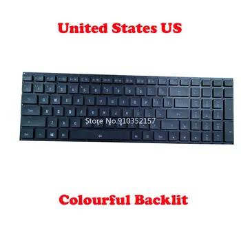 Nešiojamas Spalvinga Klaviatūra su foniniu Apšvietimu, Skirtų Gigabyte AVIACIJOS 5 (Intel 12 Gen) AVIACIJOS 5 KE4 XE4 Jungtinės amerikos valstijos JAV, be Rėmelio