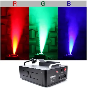 RGB Apšvietimo Efektas Rūko Mašina su Nuotolinio & DMX 512 Dūmų Mašina 1500W