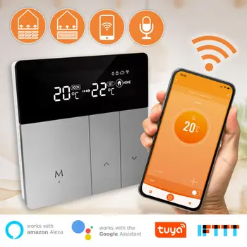WiFi Smart Termostatas Temperatūros Reguliatorius，100-240 V Tuya APP Nuotolinio Valdymo,Darbo Su Alexa 