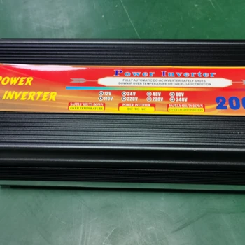 2000W high-power inverter 12V24V48V60V į 220V galios keitiklis