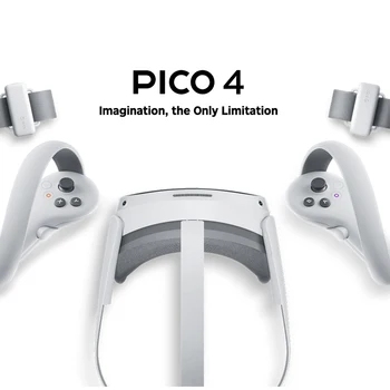 Pico 4 VR Akinius Advanced All-in-One Virtualios Realybės 3D 4K Ekranas Pico Neo 4 VR Ausines Garo VR Metavisatą Žaidimai XR2 Lustas
