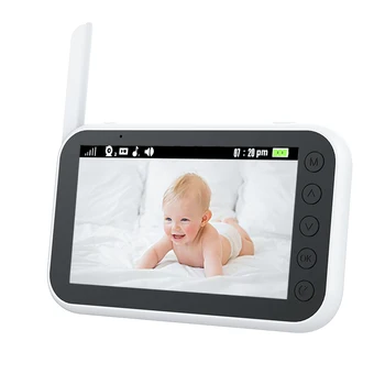 Wireless Baby Monitor 3.2 colio LCD ekranu IR Naktinio Matymo 2 būdas Kalbėti 8 Lopšines Temperatūra monitor video auklė radijo kūdikių fotoaparatas
