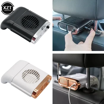Automobilio Sėdynės atlošo Mini USB Ventiliatorius, Sulankstomas Tylus Ventiliatorius Trys Klasės Vėjo Greitis Reguliuojamas Automobilių Aušintuvas Oro Aušinimo Ventiliatorius Automobilių Reikmenys