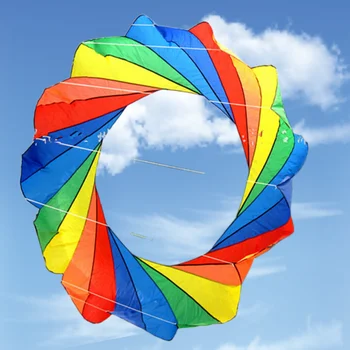 nemokamas pristatymas 2m žiedas, aitvaras plaukioja pakabukas aitvaras windsocks aitvaras gamyklos nailono aitvaro uodegos nekilnojamojo parašiutu aitvaras pripučiami žaislai vėjas