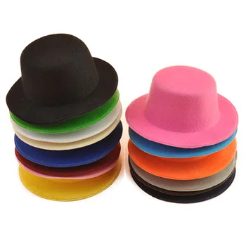 10vnt/daug Mini Top Hat Vaikams Fascinator Millinery Skrybėlę Bazės Kietas Vyras Moteris Vištų Šalis Šokių Hat 