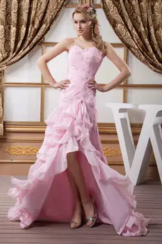 Pardavimo Imperijos Kilimas atidaryti koja Nauja rožinė Undinė Mažai Duobute Oficialų Suknelė Partijos Inscenizacija Priekiniai Ilgai Atgal Prom pagal Užsakymą Vestuvių Suknelės