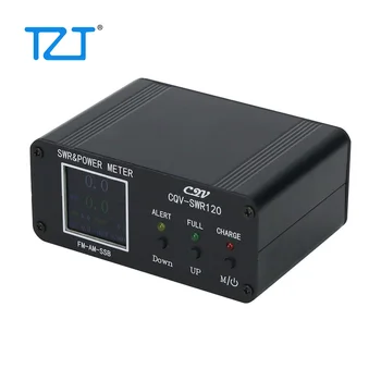 TZT 1.8 MHz-54MHz CQV-SWR120 Spalvos LCD Ekranas Skaitmeninis SWR & Elektros Skaitiklis su Tipas-C Sąsaja