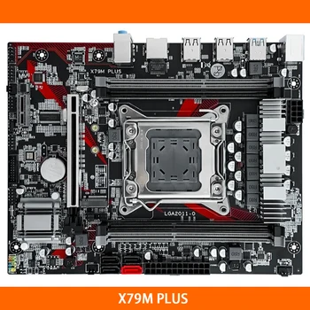 X79 M-ATX Už JGINYUE X79M PLIUS LGA 2011 128 gb DDR3 PCI-E 3.0 Micro ATX Desktop Plokštė Aukštos Kokybės Greitas Laivas