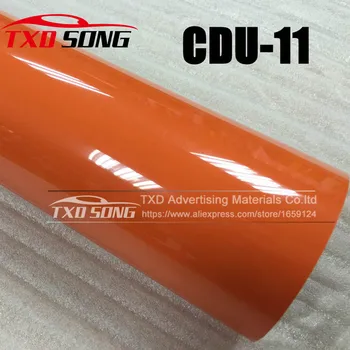 Geriausia kokybė, perdavimas PU vinilo už cutter braižytuvai mašina, perdavimo vinyl su pu dydis: 0.5x25m/roll CDU-11 Oranžinė spalva