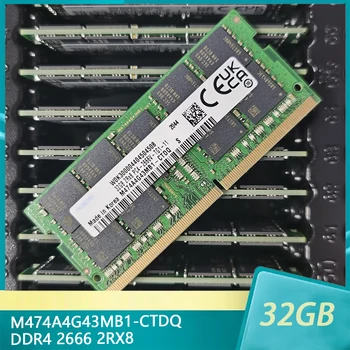 1Pcs Samsung 32GB M474A4G43MB1-CTDQ 32G DDR4 2666 2RX8 ECC Darbo vietos Nešiojamas Atminties