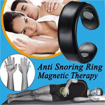 Anti-Knarkimas Įtaisas Žiedas Magnetinė Terapija, Akupresūra Gydymas Nuo Piršto Žiedą, Stabdžių Snore Miego Pagalba Knarkimas Miego