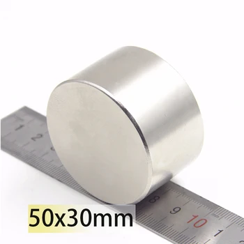 50x30mm Magnetas N35 Neodimio Magnetai Nickle Dangos 50*30mm Paieškos Magnetinio Šaldytuvas 
