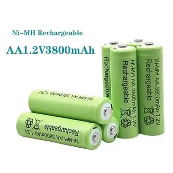 1.2 V AA 3800mAh batterie įkraunamos Ni-MH batterie supilkite Jouet télécommande Krūvos Rechargeables batterie