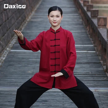 Aukštos Kokybės Tradicinės Kungfu Kostiumas Moteris Rytą Pratimai Taichi Vienodas Vyras Taiji Drabužių Kovos Menų Wing Chun Kostiumas