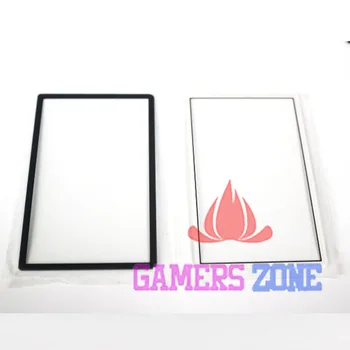 Black & White Stiklo Viršuje Ekrano Rėmo Objektyvo Dangtelis LCD Screen Protector, Filmas, Naujas 3DS Konsolės