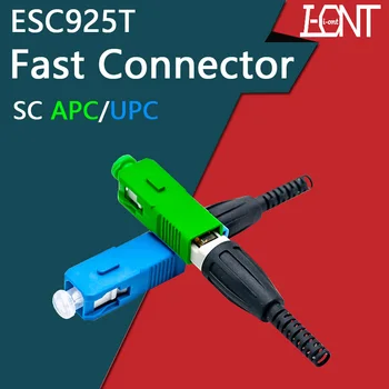100vnt/daug ESC925T SC APC/UPC Greita Jungtis Single-Mode SC APC Optinio Pluošto Greita Jungtis SC Įterptųjų Tipas
