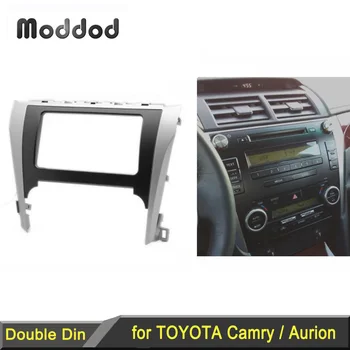 Double 2 Din Radijo fascia Toyota Camry Aurion Radijo DVD Stereo Pultas Brūkšnys Montavimas, Montavimas, Apdailos Rinkinys Veido Rėmas Bezel