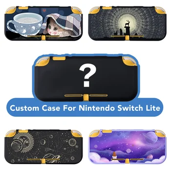 Custom Silikono Žaidimų Atveju Nintendo Jungiklis Lite Apsauga, Apvalkalas Anime, Rausva, Mėlyna, Violetinė Decal Dangtis