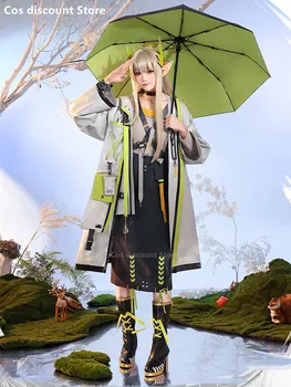 Muelsyse Mados Uniformas Žaidimas Arknights Cosplay Kostiumų Anime Moterų Šaliai Vaidmuo Žaisti Drabužiai, Kostiumai 2023 Dydžiai S-XL Nauja