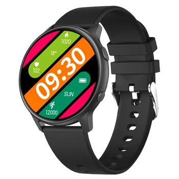 Apvalus Ekranas, Smart Watch Vyrai Visiškai Jutiklinį Ekraną Sporto Fitneso Žiūrėti IP67 atsparus Vandeniui Bluetooth 