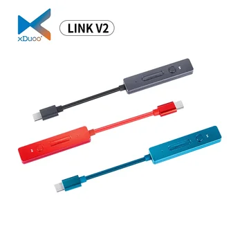 XDUOO Nuorodą V2 Link2021 USB DAC CS43131 Tipas-C-3.5 mm Port su Garsumo valdikliu PC USB Atkodavimo