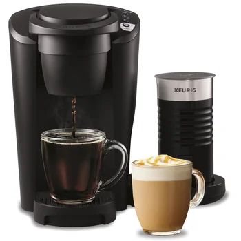 Keurig K-Latte Vieno Tarnauti K-Puodelis Kavos ir Latte Maker, Black Portable Kavos virimo aparatas Šalto Užvirinti Kavos virimo aparatas Kavos virimo aparatas