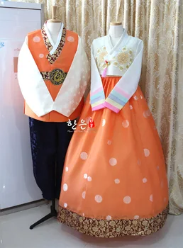 Hanbok Suknelė Korėjos Importuojamų Audinių Nuotaka Jaunikis Vestuvių Hanbok Pora Hanbok Vestuvinė Suknelė