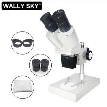 40X Žiūronų Stereo Mikroskopas 45 Laipsniu Pakreiptas su WF10X Okuliaro Remontas Išmanųjį telefoną ir PCB Tikrinimo