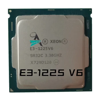 Naudoti Xeon E3-1225V6 CPU 3.30 GHz, 8M 73W LGA1151 E3-1225 V6 Quad-core E3 1225 V6 procesorius E3 1225V6 Nemokamas pristatymas