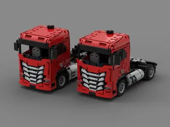 SS-120755 S-būdas Statinio 6x2 Sunkvežimių 1486pcs Blokai Modelis, Švietimo Žaislai technologijų Statyti Plytų