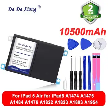 100% Originalus 10500mAh Bateria iPad 5 Oro iPad5 A1474 A1475 A1484 A1476 A1822 A1823 A1893 A1954 Baterija Sandėlyje
