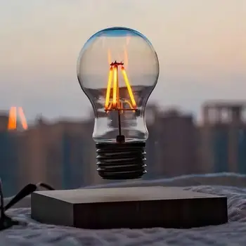 LED Lemputė Magnetic Levitation Lempos Kūrybiškumą Slankiojo Stiklo Namų Biuro Stalas Apdailos Gimtadienio Dovanų Stalo Naujovė Naktį Šviesos