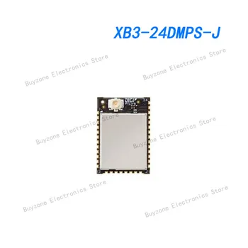 XB3-24DMPS-J Zigbee Moduliai - 802.15.4 XBee 3 - 2.4 GHz, DigiMesh, MIKROSCHEMOS, Antenos, SMT