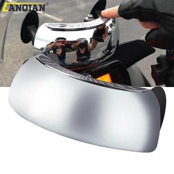 Motociklo Accessories 180 Laipsnių Platus kampas galinio vaizdo Veidrodis Blind Spot Veidrodis