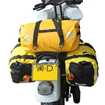 Žaismingas maišelį Motociklo Uodega Maišo 40/60L Rainproof Pėsčiųjų Paketą Sauso Motociklo Galinės Sėdynės Krepšiai, Kelionių Rankinės, Multi-funkcija AVA169