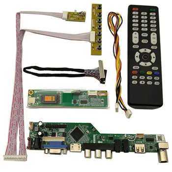 Naujų TELEVIZORIŲ Valdybos Rinkinys B170PW02 V0 / B170PW04 V0 TV+HDMI+VGA+AV+USB 1 440 x 900 LCD LED ekrano Valdiklio plokštės Tvarkyklės