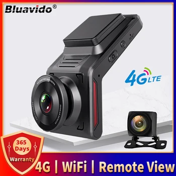 Bluavido 4G Mini Brūkšnys Cam GPS Sekimo Gyvai Nuotolinio Stebėjimo Dvi Kameros, Vaizdo Įrašymo FHD 1080P WiFi Hotspot