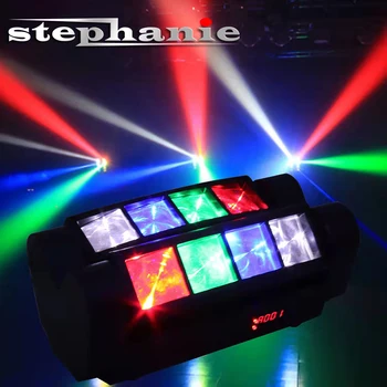Stephanie Juda Galvos Šviesos diodų (LED Voras Automatinis Važiavimo Šviesų Scenos Apšvietimas DMX RGBW Disco DJ Projektorius, Vestuvių naktinis klubas Žibintai
