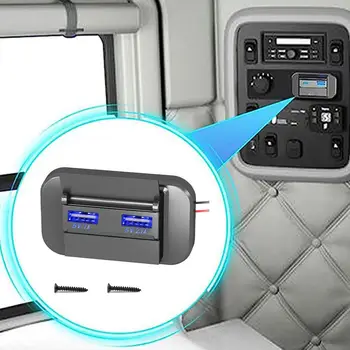 Automobilių Įkrovimo Lizdas Vandeniui atsparus Dulkėms USB-C uosto spartusis įkrovimas naudojant Maitinimo Adapterį daugumai Automobilių Motociklai, Valtys RV Priedai