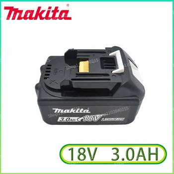 Makita Originalus 18V 3000mAh Ličio jonų Baterija 18v gręžimo Pakeitimo Baterijas BL1860 BL1830 BL1850 BL1860B