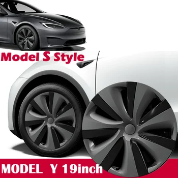 Modelis S Rato gaubtas 19 Colių Modelį Y 1:1 Originalus Dizainas Mažo Vėjo Pasipriešinimo grožio skydai Tesla Priedai 2023 Tempest Varantys Bžūp