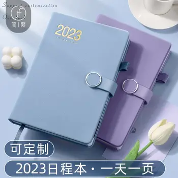 Supaprastintoji ir tradicinė 2023 tvarkaraštį knygos dienos planą, užsisakyti individualų 365 dienų kalendorius notepad, notepad
