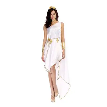 Balta graikų Deivė, Cosplay kostiumai, Mielas Romos Princesė Kostiumas Atėnė Kostiumas Helovinas Moterų Juokinga Suknelė