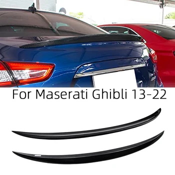 Už Maserati Ghibli OE Stiliaus Anglies pluošto Galinis Spoileris Kamieno sparno 2013-2023 FRP korio Kaltinius