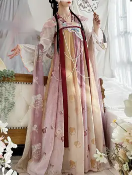 Kinų Stiliaus Senovės Princesė Cosplay Kostiumų Išskirtinį Siuvinėjimo Moterims Gėlių Hanfu Derliaus Cosplay Dėvėti Mergina Hanfu Rinkinys